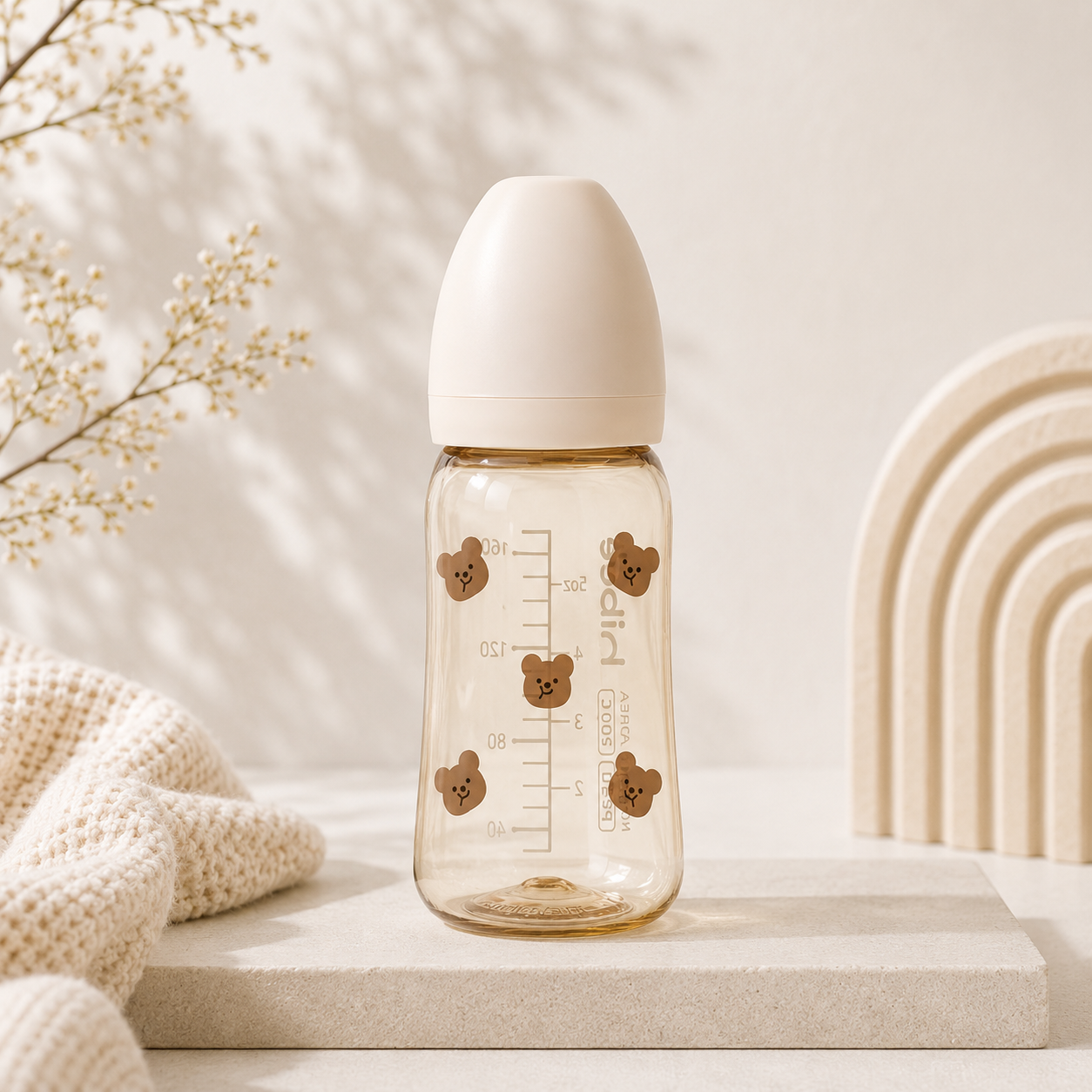 하이비 PPSU 에잇벤트 배앓이방지 젖병 170ml 노꼭지 봄에디션 데이지 - 상세 이미지 3