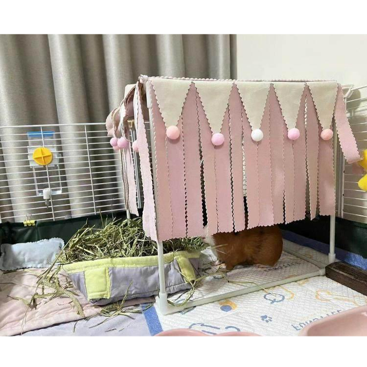 커피색 사육장 실내용 피그미 놀이터 아크릴 다람쥐집 키우기 은신처 - 상품 이미지