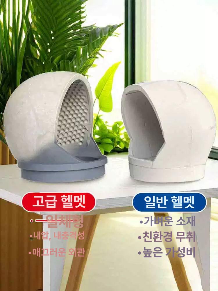 우주복 + 후드 세트 헬멧 외출복 남자 후디 럭셔리 방한 양면 기모 플란넬 - 상세 이미지 3