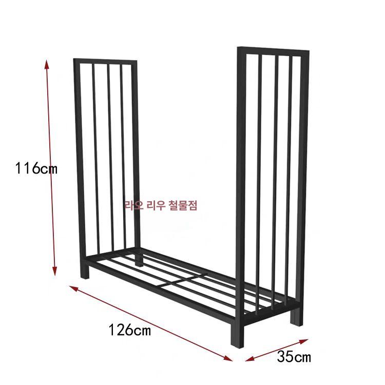 대형 목재거치대 글램핑 보관함 화로 랙 정리대 보관대 장작거치대 캠핑용 감성 - 상세 이미지 5