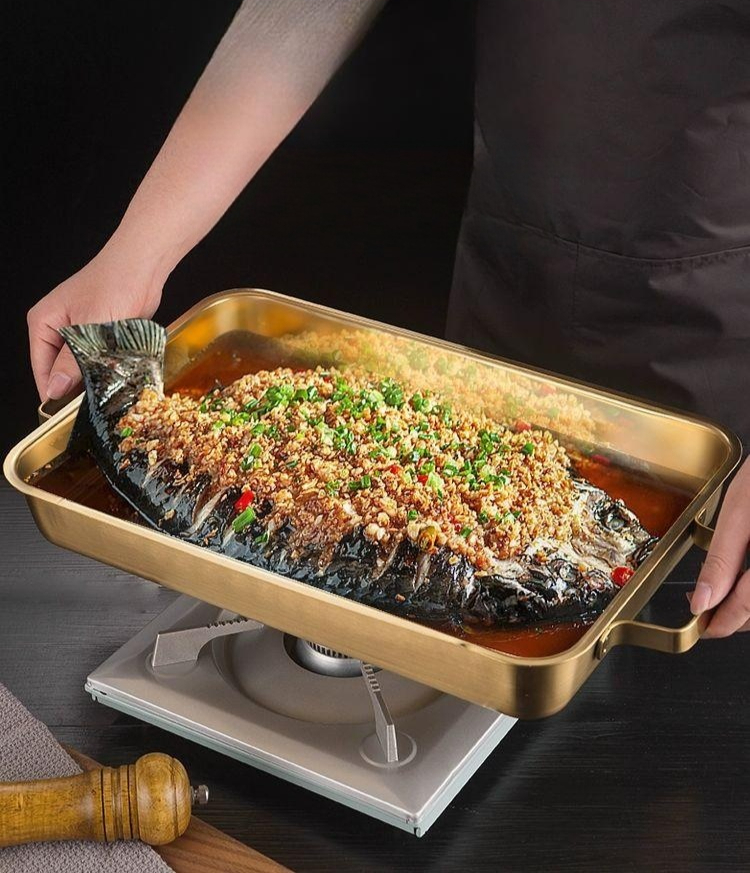 업소용 인덕션 사각냄비 오뎅냄비 칸막이 캠핑용 전골냄비 어묵냄비 떡볶이판 - 상품 이미지