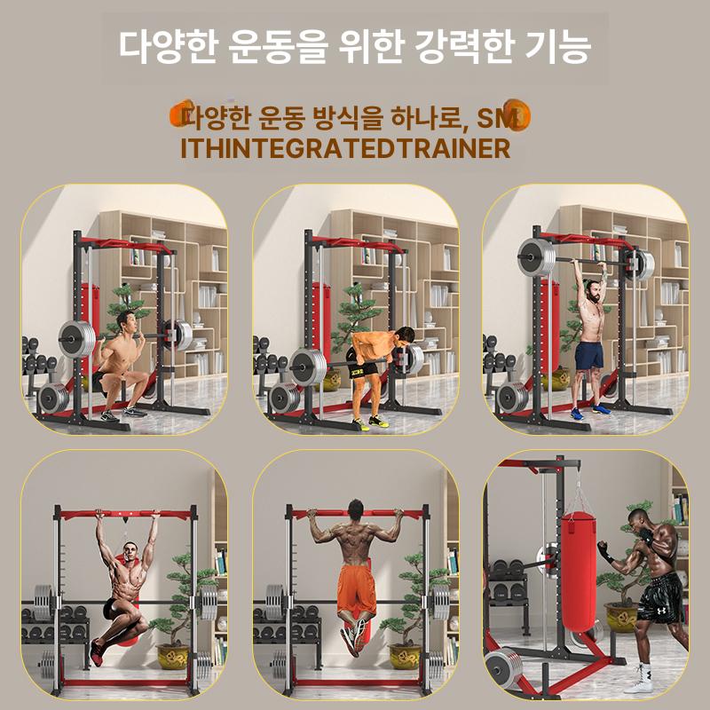 홈짐 파워랙 가정용 웨이트랙 파워렉 기구 헬스 벤치프레스 멀티랙 로우 데드리프트 - 상세 이미지 4