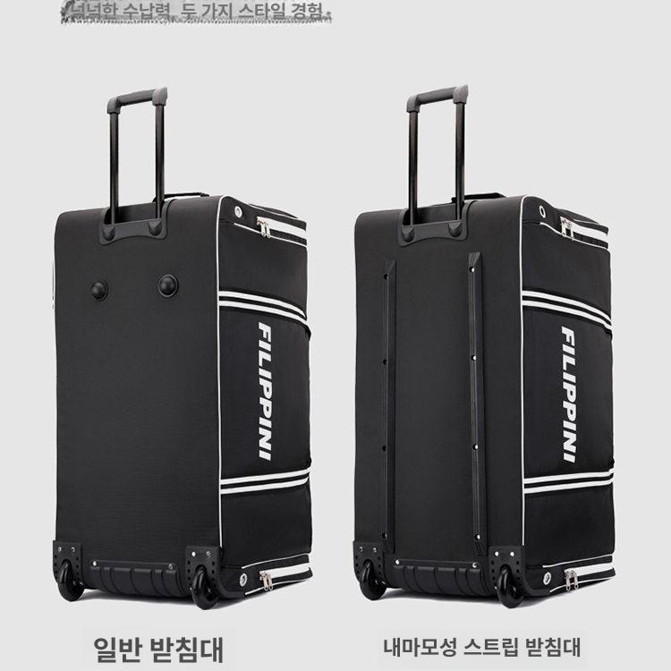 장비 아이스하키가방 블랙 휠백 캐리어 스포츠 트롤리 보호 훈련 케이스 - 상세 이미지 3