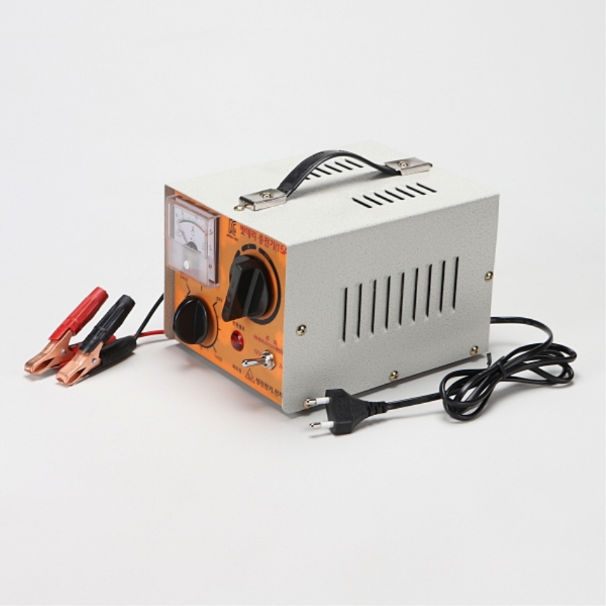 휴대용 배터리 전기 충전기 SJ-15A 15A 12V 24V 선택 배터리충전 성진전기전자 - 상세 이미지 3