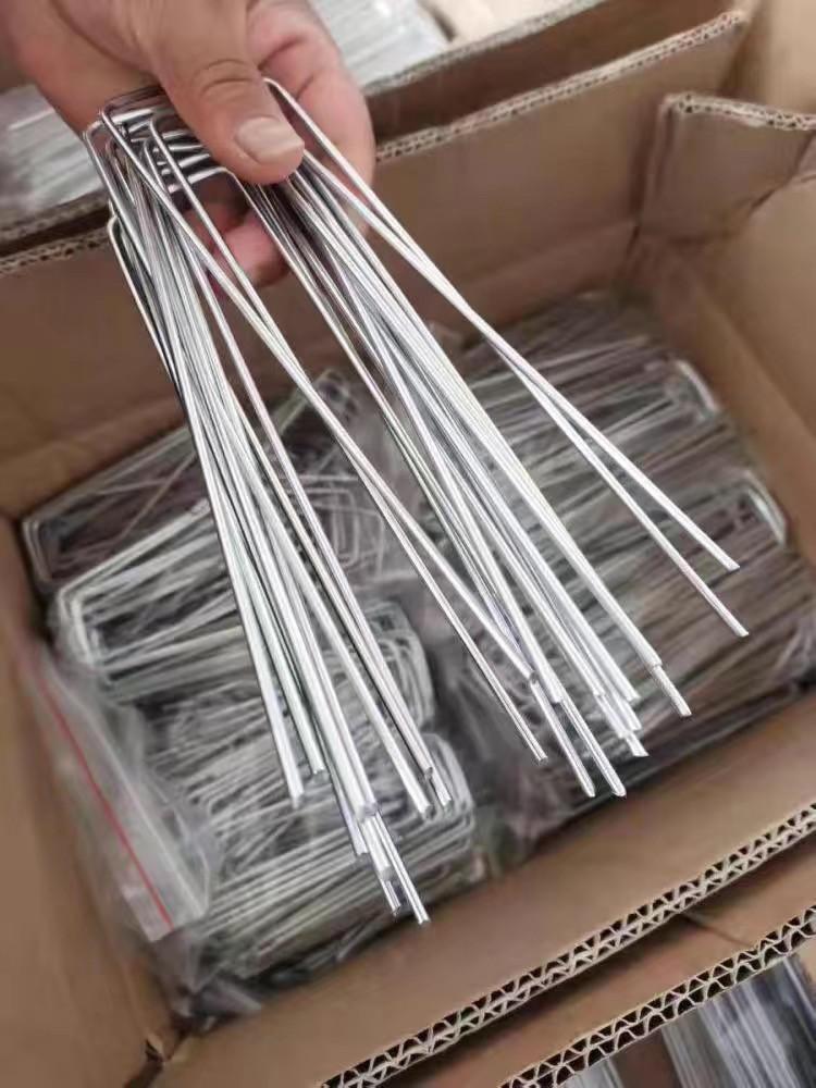 스텐 제초매트고정핀 잔디 멀칭핀 덮개 제초핀 농업용핀 잡초방지 두께 제초매트핀 - 상세 이미지 2