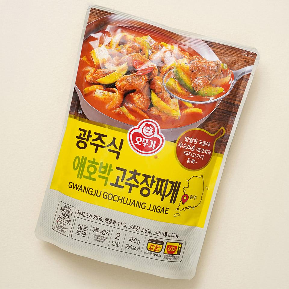 메가마트 오뚜기 광주식 애호박고추장찌개 450g - 상세 이미지 2