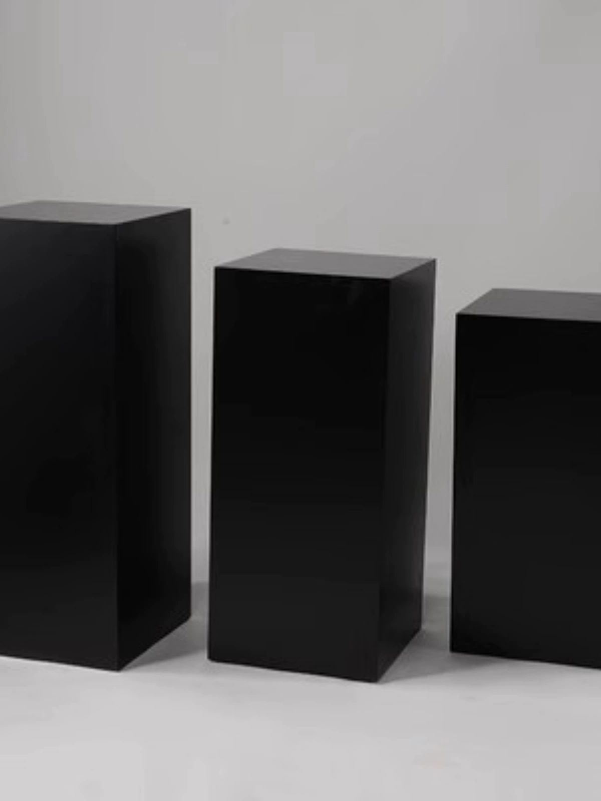 블랙 전시다이 촬영소품 오브제 디피박스 스튜디오 디스플레이박스 전시대 기둥 - 상세 이미지 3