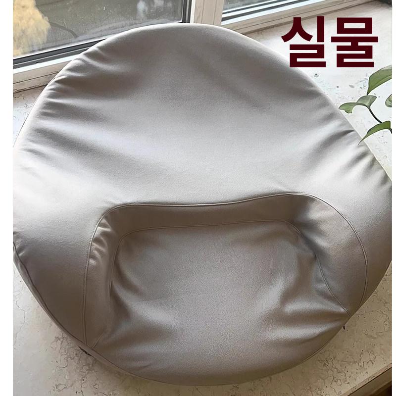 명상 방석 키높이 좌식 메모리폼 기도 쿠션 그레이 - 상세 이미지 5
