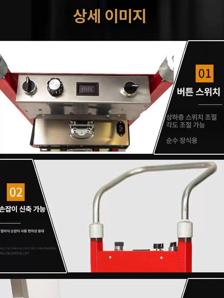 자동 전동계단운반기 지게 물류 수레 적재 옮기기 카트 리프트 트롤리 구루마 - 상세 이미지 5