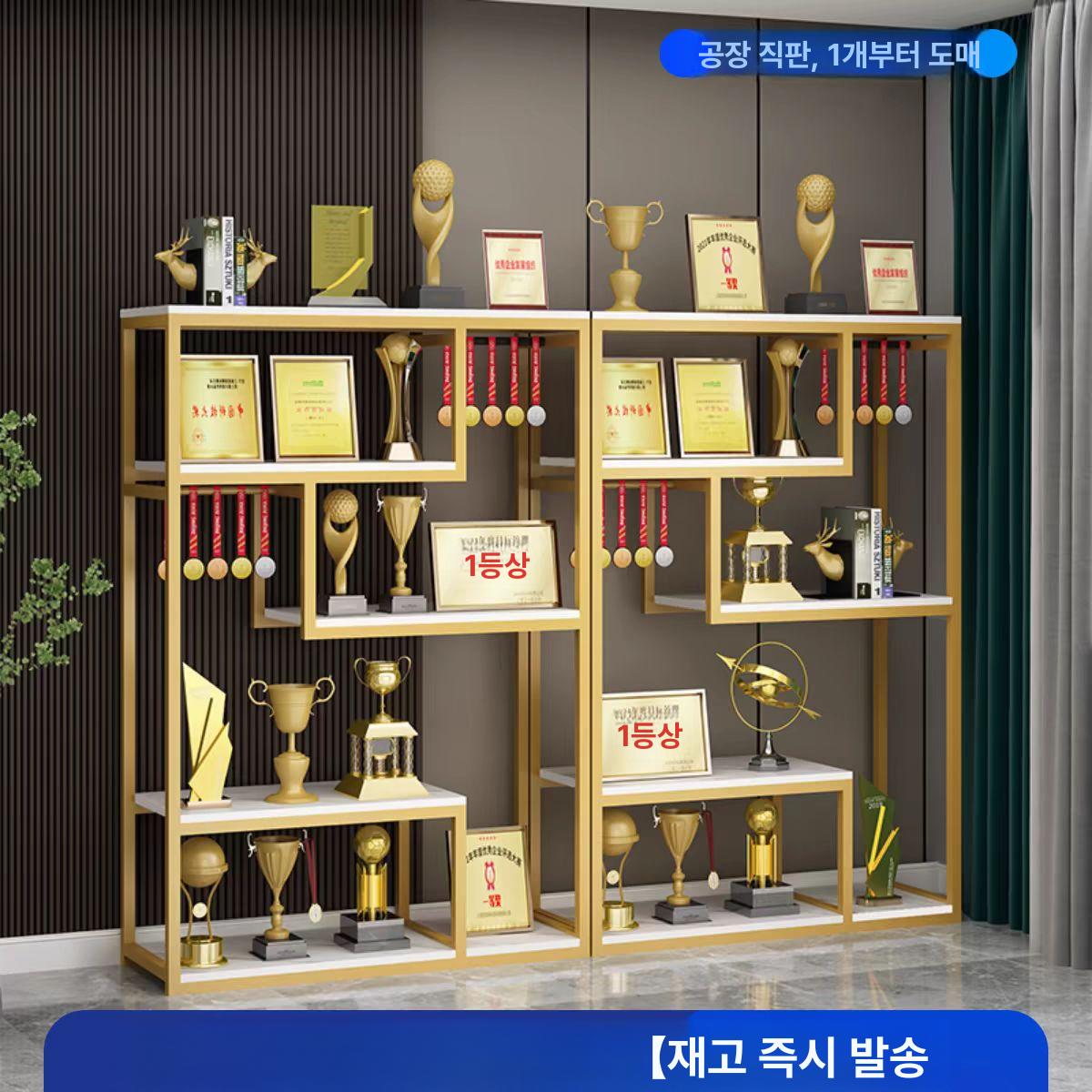 전시대 상장진열장 장식장 인테리어 진열대 사이즈 선반 수납장 트로피장 맞춤 - 상세 이미지 5