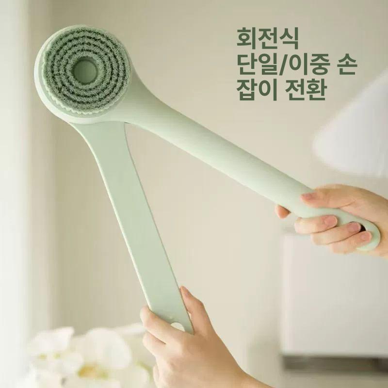 목욕솔 바디브러쉬 등드름 스크럽 때밀이 클렌징 충전 욕실 등브러쉬 등브러시 - 상세 이미지 3