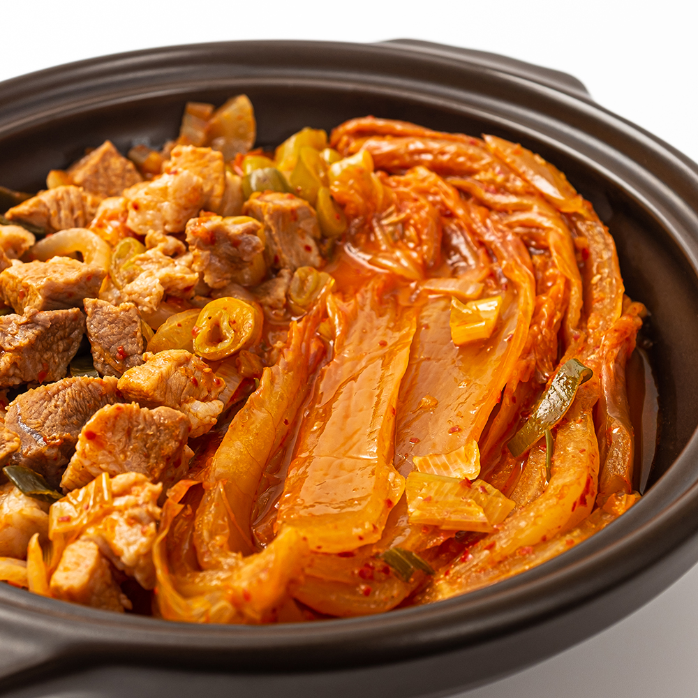 [광명맛집2-3인분]깜짝 놀랄 중량 돼지반근 얼큰 돼지김치찌개 풀세트 짜글이 - 상세 이미지 5