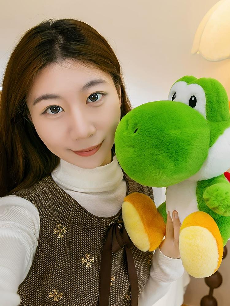 슈퍼 마리오 요시 봉제 인형 대형 공룡 캐릭터 쿠션 선물용 - 상세 이미지 5