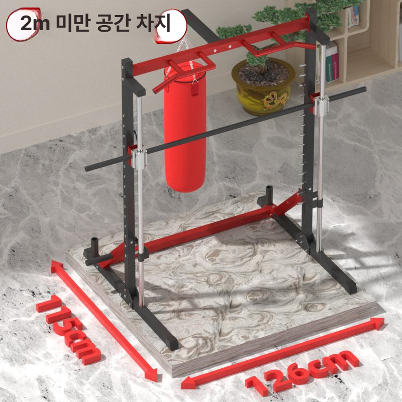 홈짐 파워랙 가정용 웨이트랙 파워렉 기구 헬스 벤치프레스 멀티랙 로우 데드리프트 - 상세 이미지 5