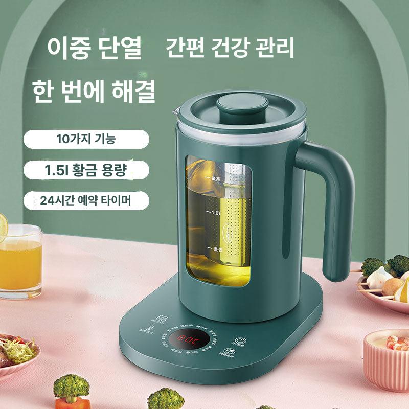 커피 포트기 온도조절 전기 보온 전기주전자 내열유리 커피포터 온도조절전기포트 분유포트기 - 상세 이미지 3