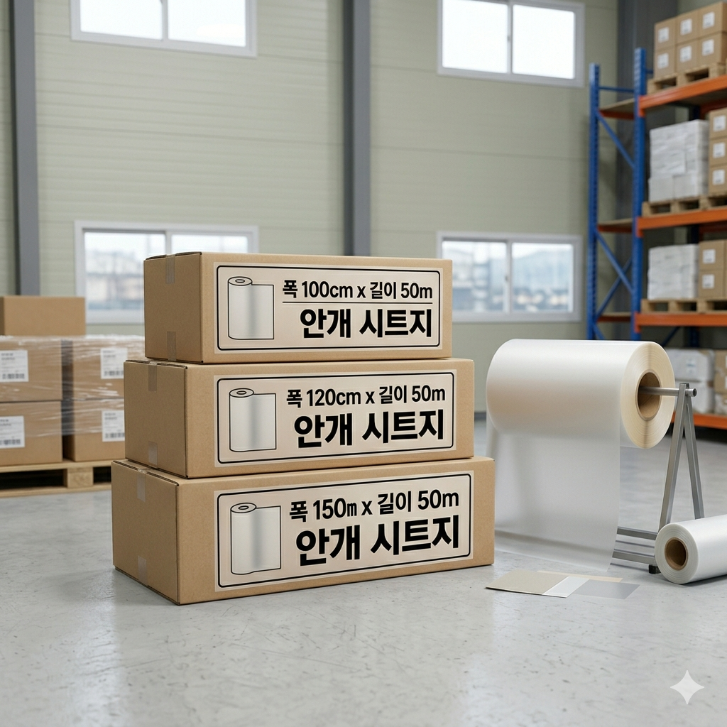 점착 유리 창문 사생활보호 안개시트지 120cmx50m 롤 - 상품 이미지