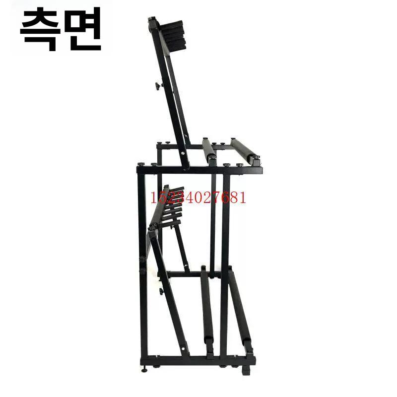 라켓 거치대 스탠드 대용량 보관함 실내 야외 동호회 클럽용 진열 수납 선반 정리함 - 상세 이미지 3