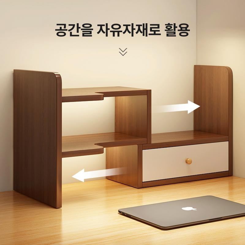 철제 책상위수납장 데스크 책상상부장 정리대 책장 책꽂이 고등학생 책상용 사무실 - 상세 이미지 2