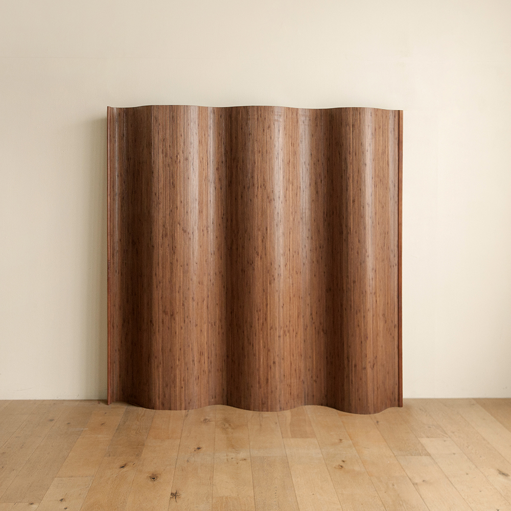 헤세 원목 룸 디바이더 롤러블 공간분리 가벽 파티션 2100x1500mm, 내추럴 - 상세 이미지 4