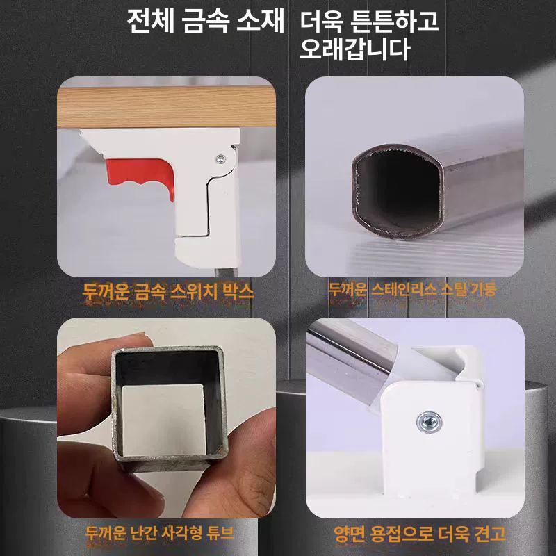 어르신 안전펜스 침대낙상방지 안전바 침대가드 무설치 아이 보호대 침대펜스 - 상세 이미지 5