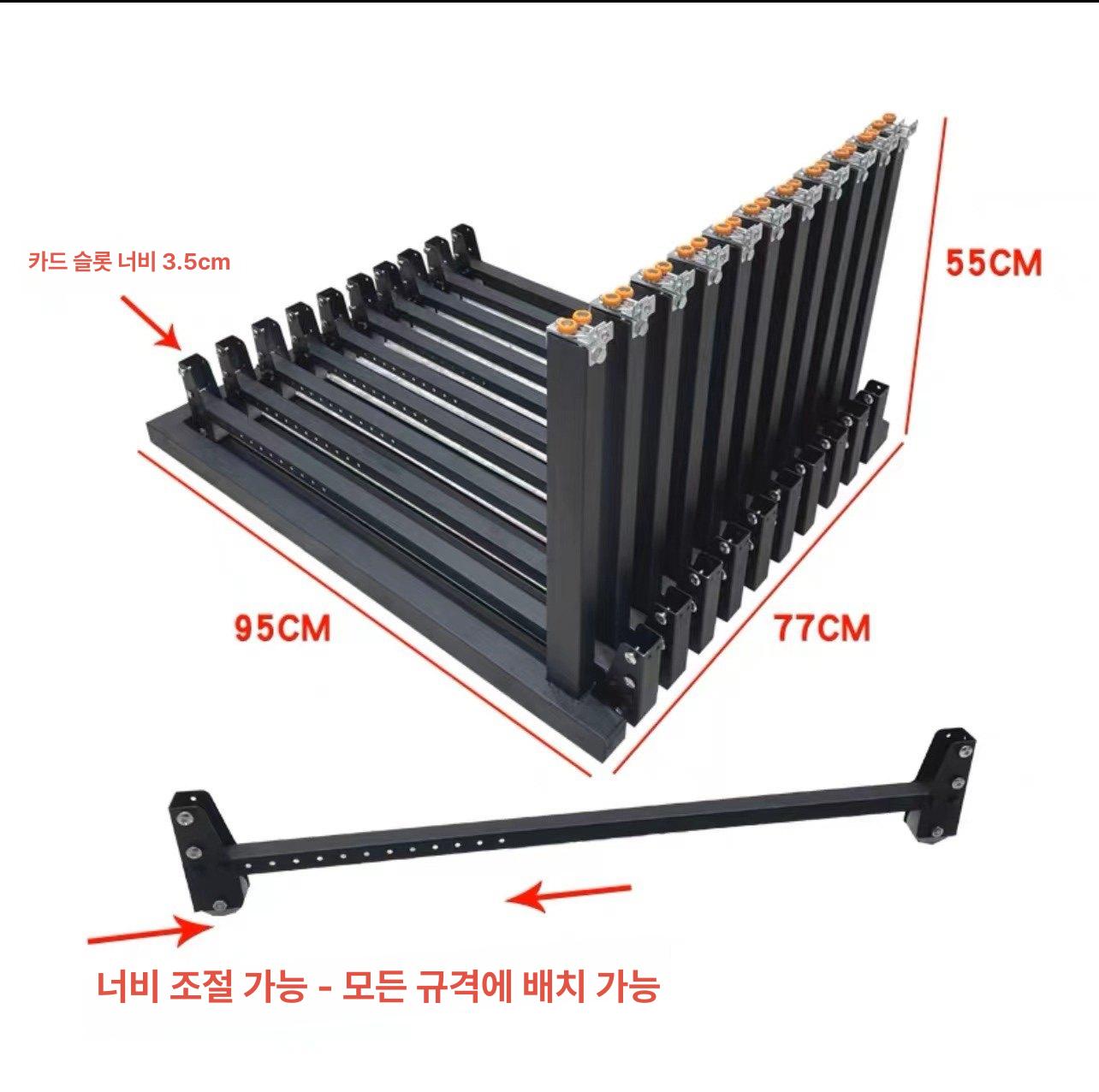 대형 타일전시대 석재 선반 받침대 매장용 타일거치대 디스플레이 꽂이 견본대 양면 - 상세 이미지 5