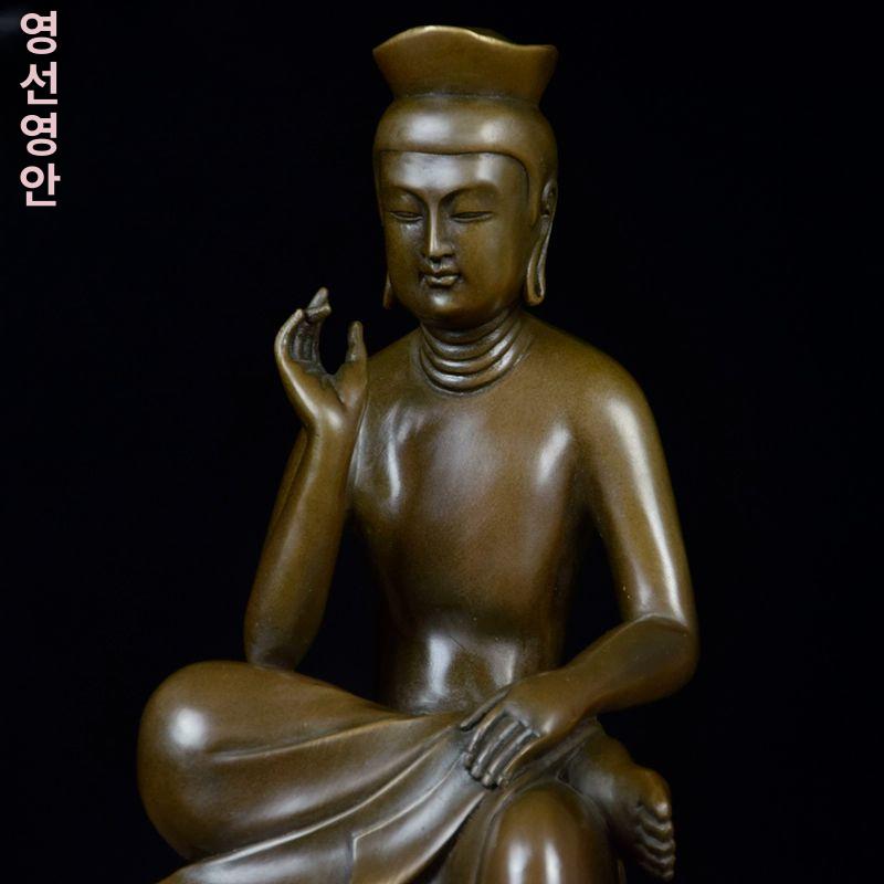 불교용품 반가사유상 관세음보살 부처님 부처상 조각상 장식 명상 인테리어 석가모니 - 상세 이미지 2