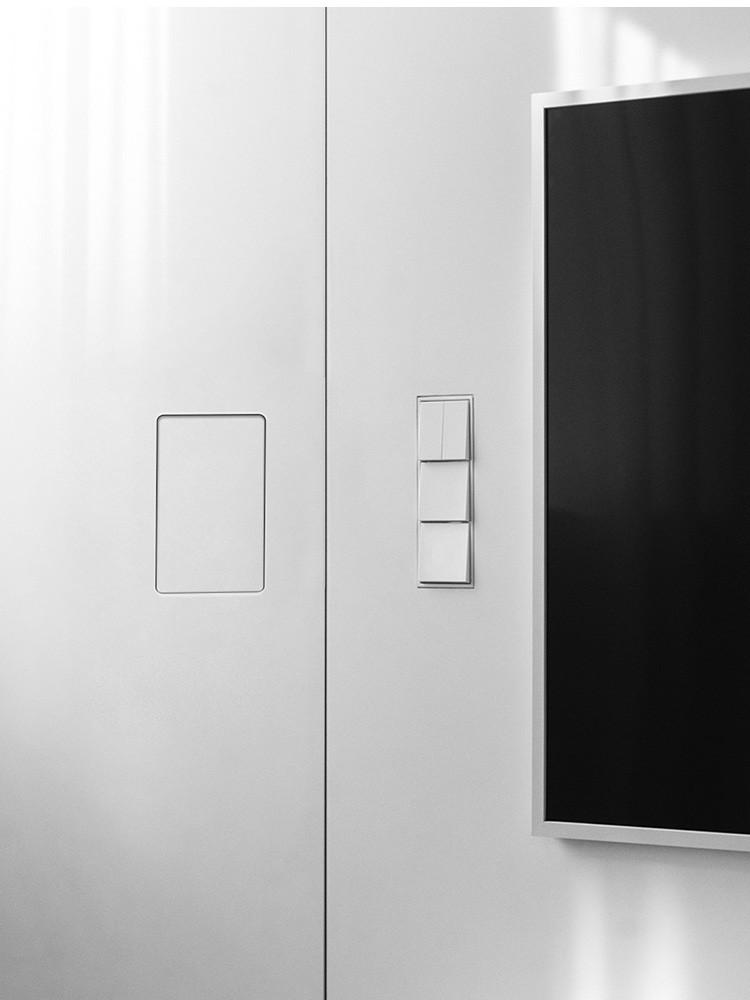 마감 손잡이 실내 침실 타입 인테리어 매립 욕실 장치 숨겨진 키홀 히든도어락 자물쇠 - 상세 이미지 5