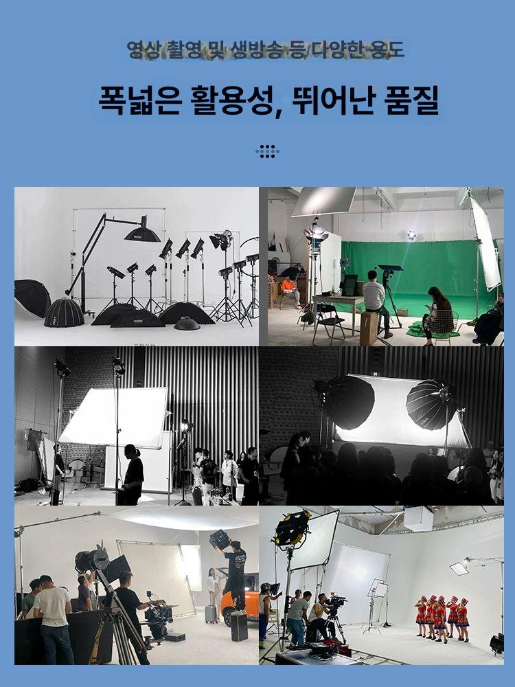 사진관 촬영 확산판 조명 세트 증명사진 전신 촬영용 휴대용 이동식 라이트 스크린 - 상세 이미지 2