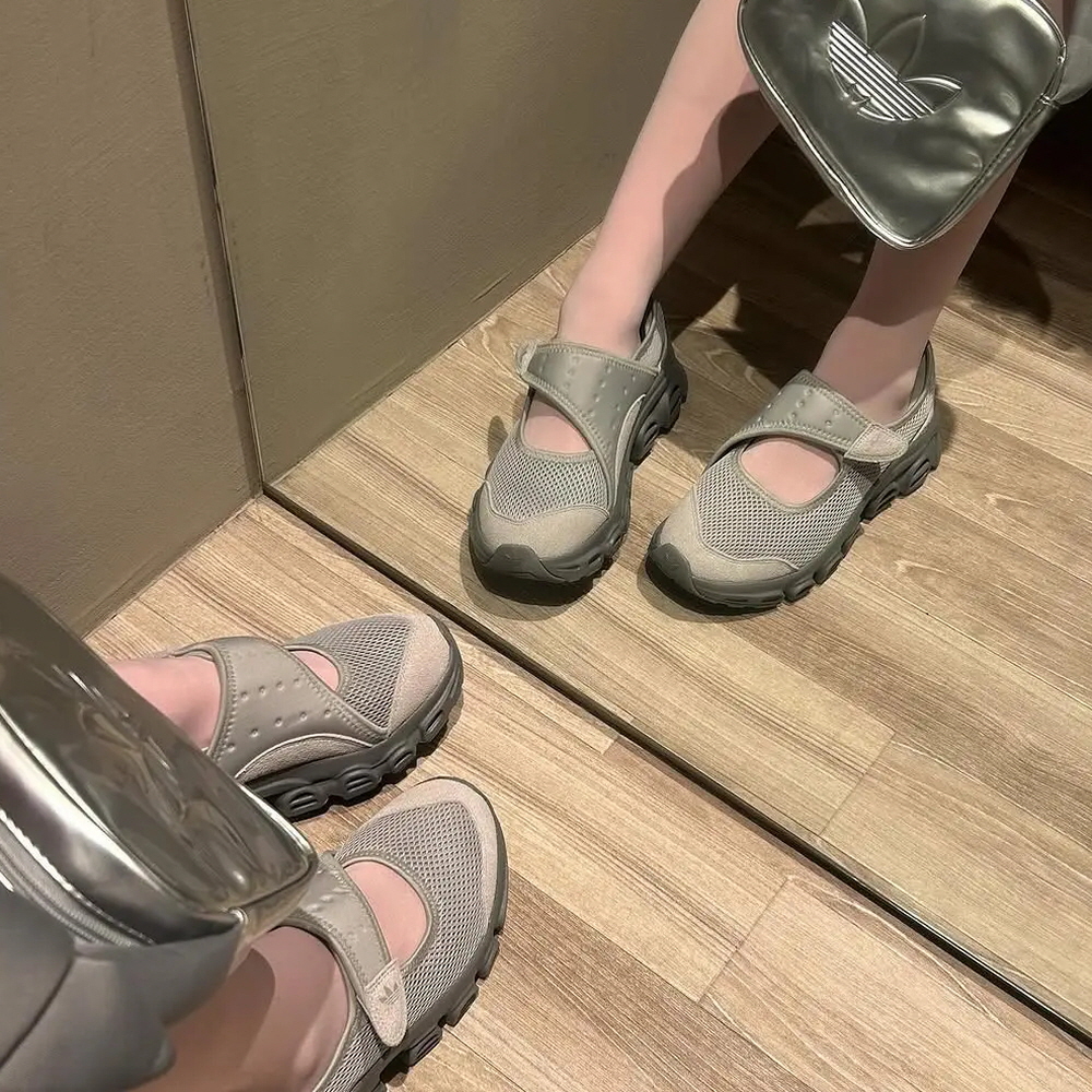 아디다스 아디 폼 여성 샌들 메가제인 메리제인 그레이 JH7556 - 상세 이미지 4