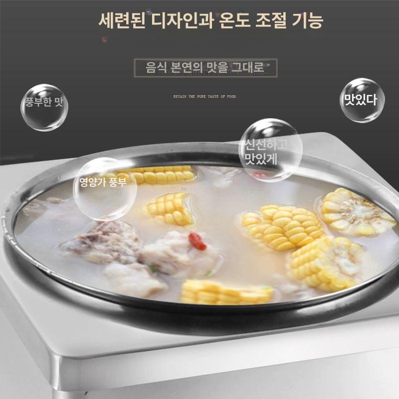대형 중탕기 건식워머기 급식 전기 뷔페 보온고 업소용워머기 호텔 음식보온기 - 상세 이미지 5