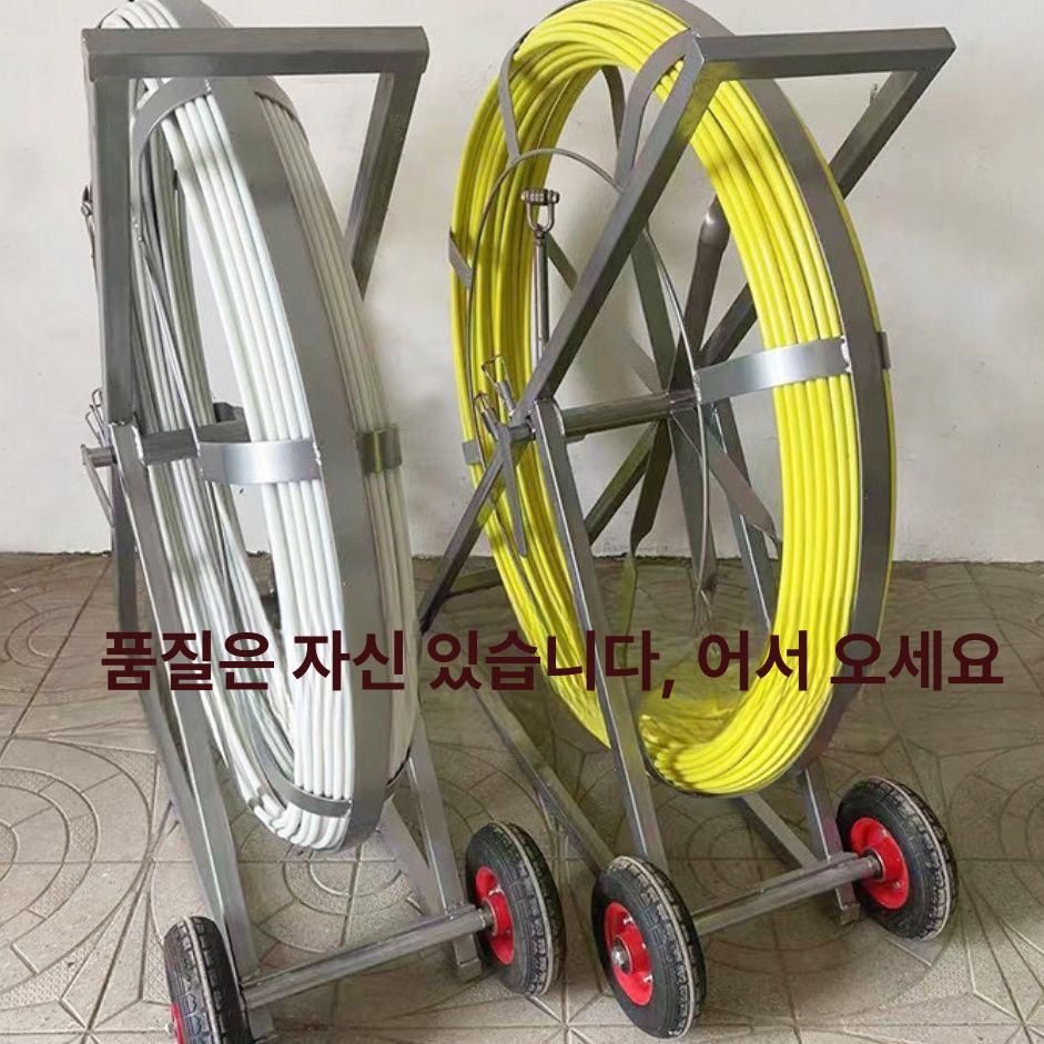 전선 관로 풀링기 벽걸이 선통기 케이블 수동 풀러 릴 기계 - 상세 이미지 2