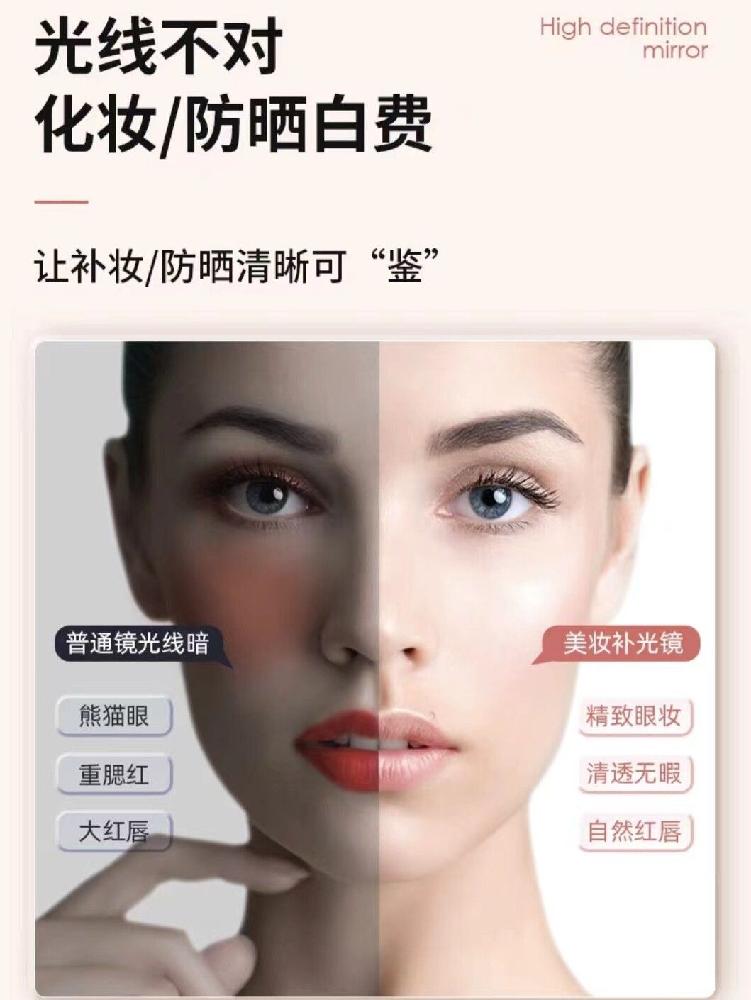 UV 테스트 거울 휴대용 미러 자외선 확인 뷰티 화이트 - 상세 이미지 5