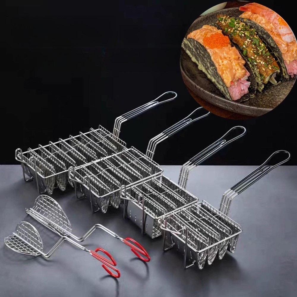 U자형 집게 식당 모양틀 클립 주방 조리도구 바구니 업소용 튀김기 성형 김밥 - 상품 이미지