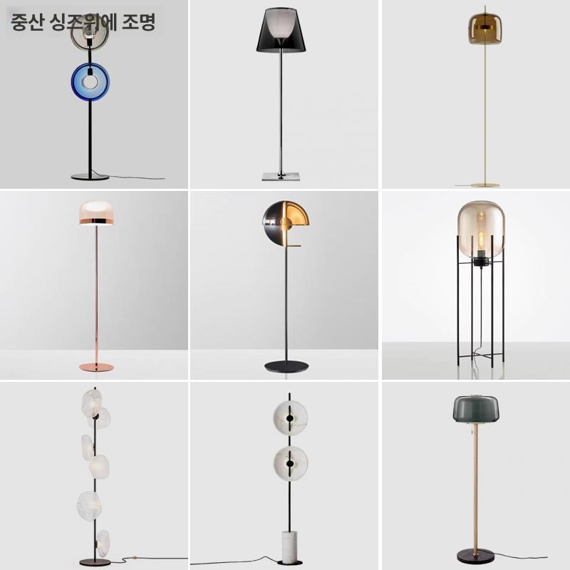 침실 플로어스탠드 간접조명 거실 라이트 인테리어 빈티지 독서 머쉬룸 엔틱 장식 - 상세 이미지 2
