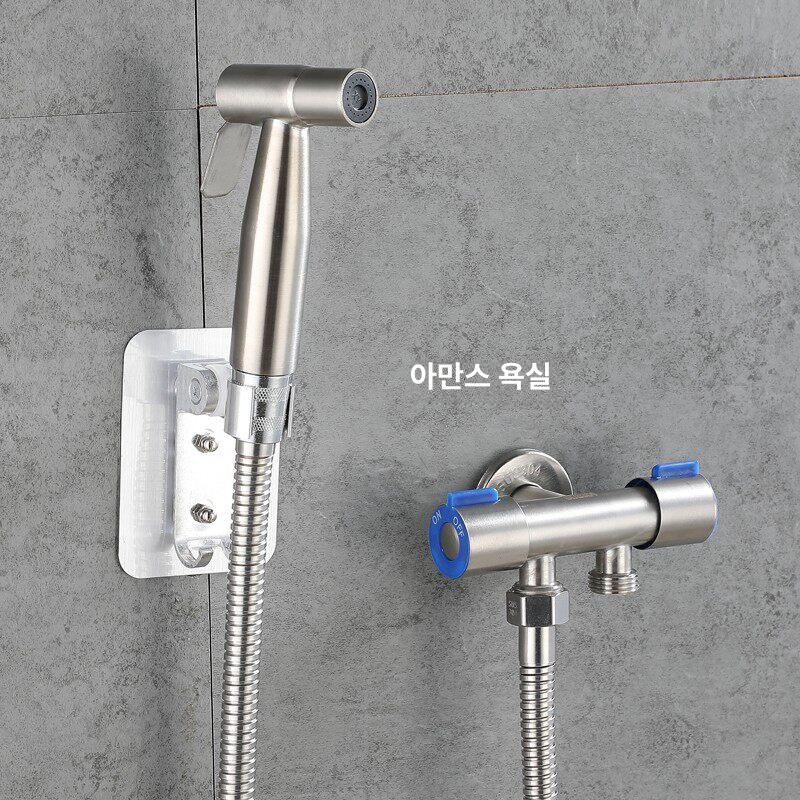 화장실 세척기 변기청소 가압 고압스프레이건 욕실 가정용 노즐 와셔 청소건 - 상세 이미지 5
