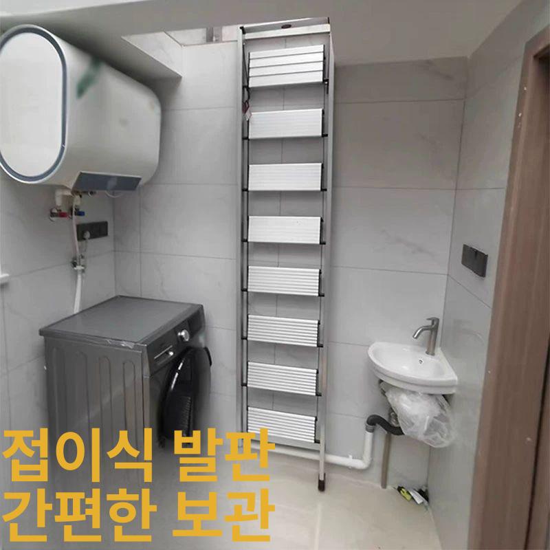 걸이식 다락사다리 접이식 실내 난간 천정 안전 이층 복층사다리 다락방 복층계단 - 상세 이미지 3