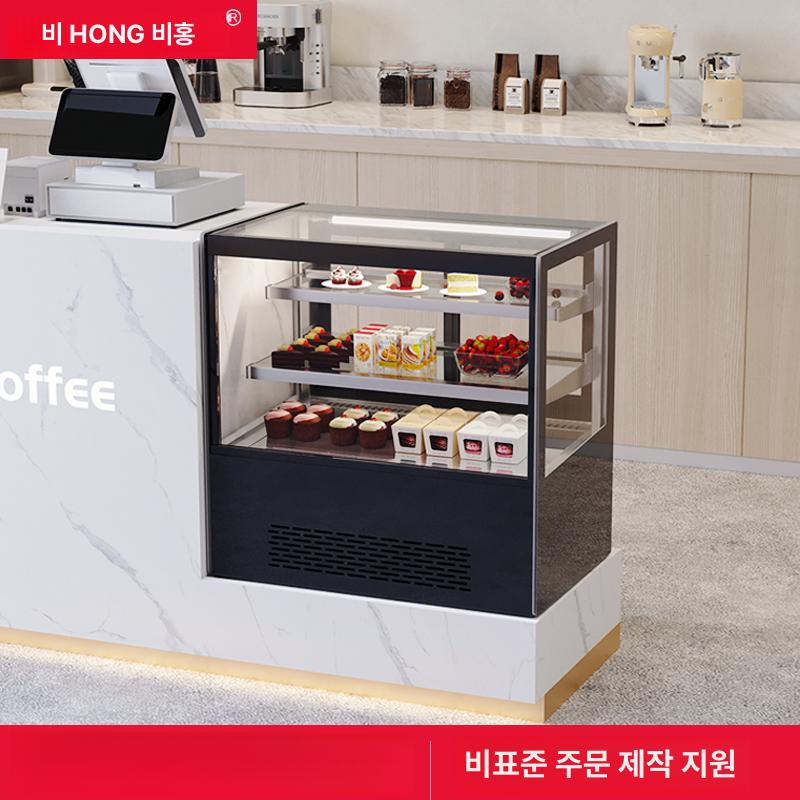 진열대 케이크냉장고 음료 탁상용 빵 제과 사각 업소용 카페쇼케이스 과일 케잌 케익 - 상세 이미지 3