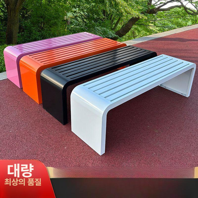야외벤치의자 철제 펜션 포토존 카페 정원 공원 사진촬영 업소용 엔틱 - 상세 이미지 3