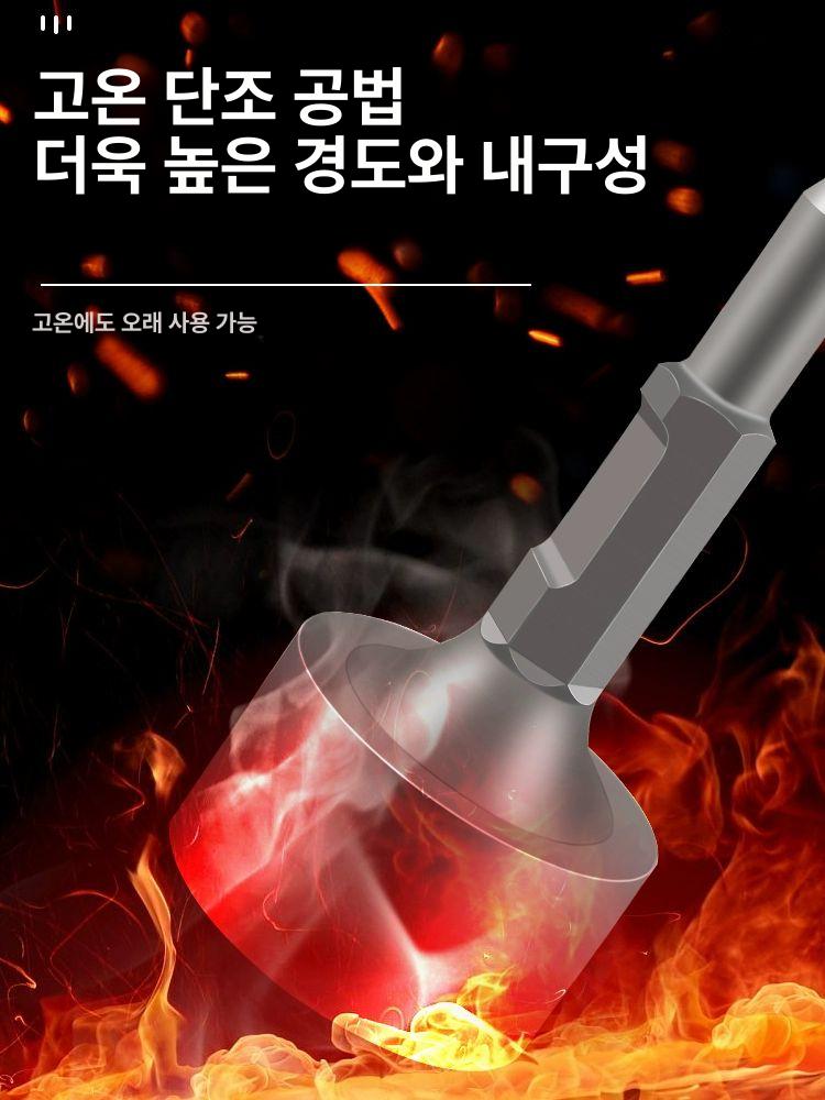 지지기 지지대 말뚝망치 전동공구 항타기 드릴 픽 해머 생크 파일링 손잡이 전기 구경 - 상세 이미지 3