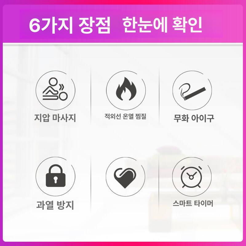 다리 온열 마사지기 무릎 종아리 허벅지 발 찜질 패드 공기압 하체 혈액순환 피로회복 - 상세 이미지 4
