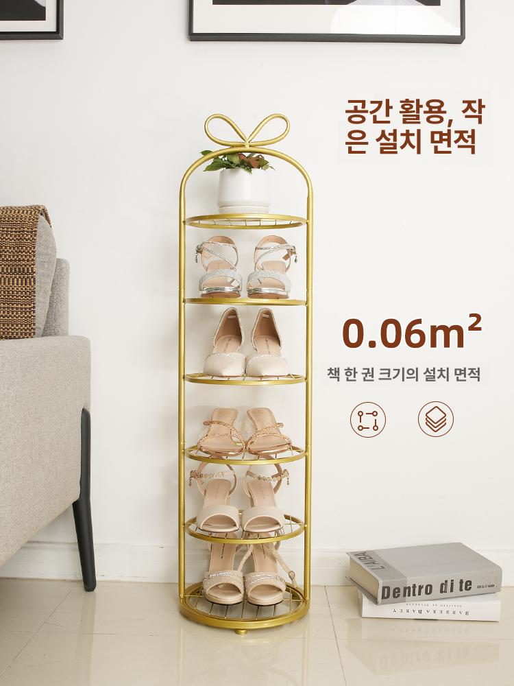 북유럽 수납 의자 현관벤치 신발장 원룸 정리함 엔틱선반 좁은공간 인테리어 보관함 - 상세 이미지 2