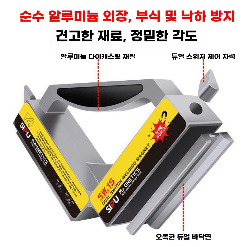 용접 측정 공구 마그네틱 각도기 자 홀더 삼각 직각 SW.1SS - 4개 - 상세 이미지 5