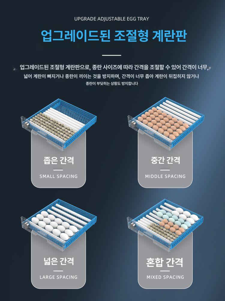 병아리 부화기 가정용 유정란 조류 닭 달걀 디지털 습도 소형 키우기 온도 알 앵무새 오리 - 상세 이미지 5