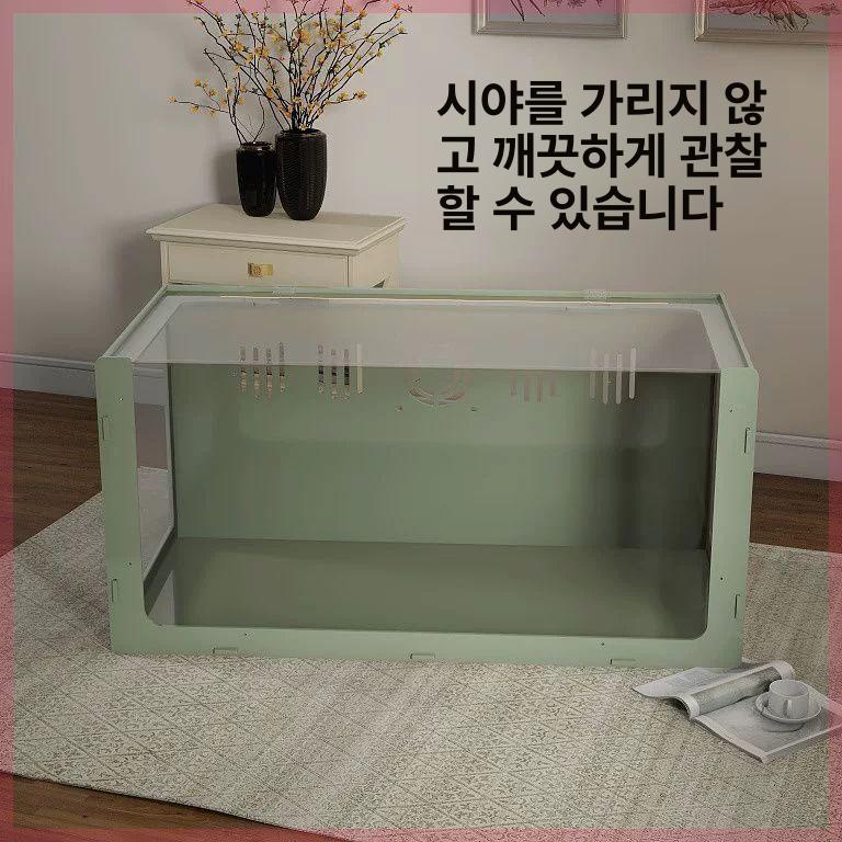 햄스터 케이지 대형 은신처 고슴도치 다람쥐 리빙박스 다람쥐집 소동물 친칠라 빌라 골든 - 상세 이미지 3