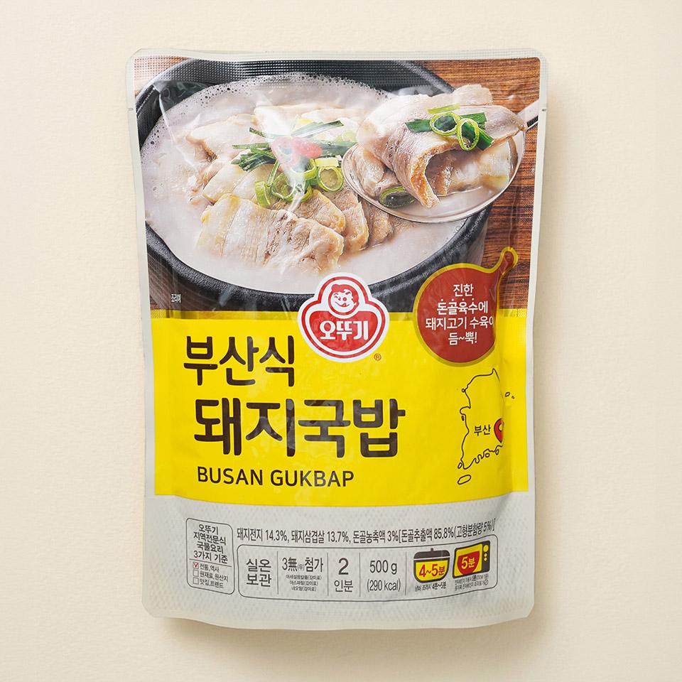 메가마트 오뚜기 부산식 돼지국밥 곰탕 500g - 상품 이미지