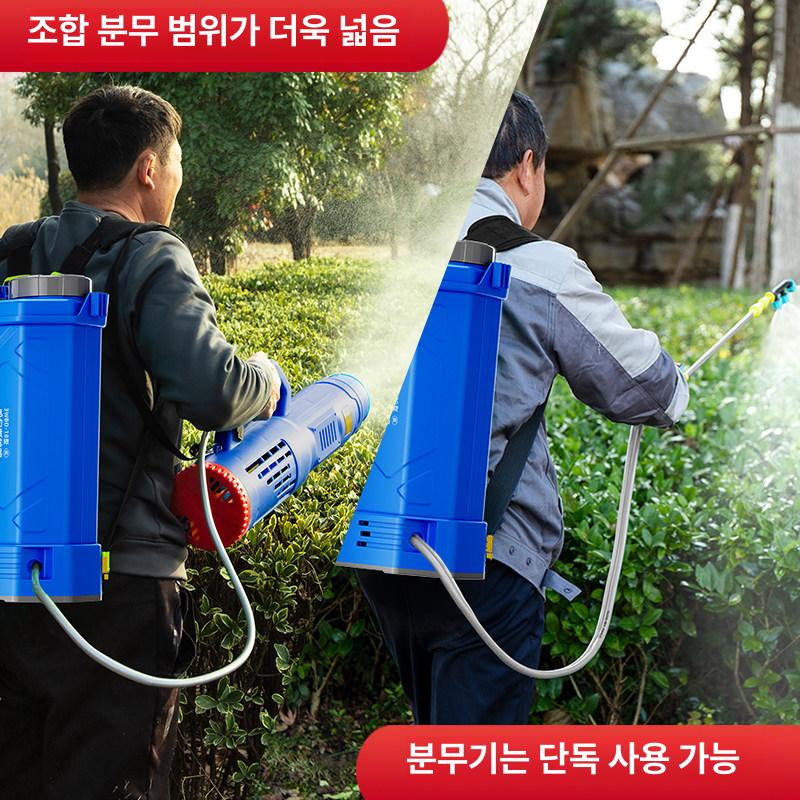충전식 농약분무기 고압 방역소독 펌프 스프레이 세차 농약살포기 분사 압축분무기 이미지 6