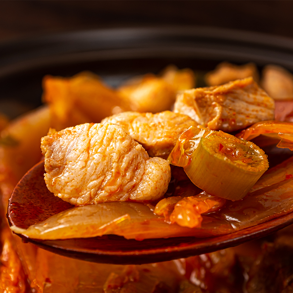 [광명맛집2-3인분]깜짝 놀랄 중량 돼지반근 얼큰 돼지김치찌개 풀세트 짜글이 이미지 6