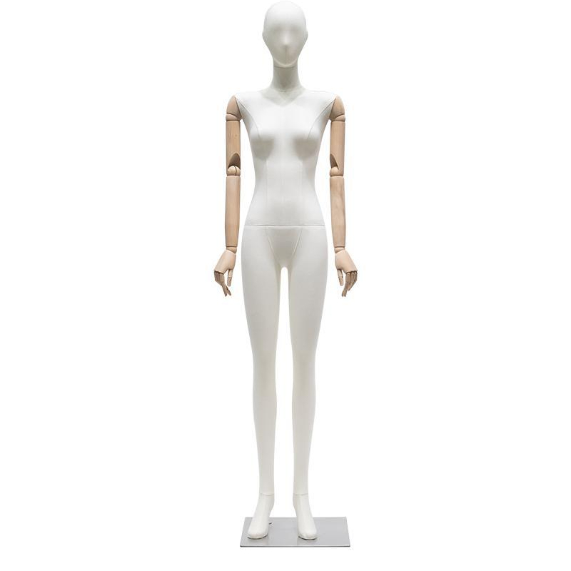 상반신 전신마네킹 디스플레이 옷걸이 피팅 바디 토르소 여성용 두상 손 모형 - 상품 이미지