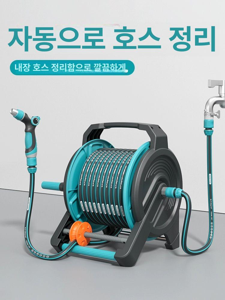 정원 호스릴 베란다청소 고압분사기 세차호스 물호스분사기 분사건 코일호스 - 상세 이미지 2