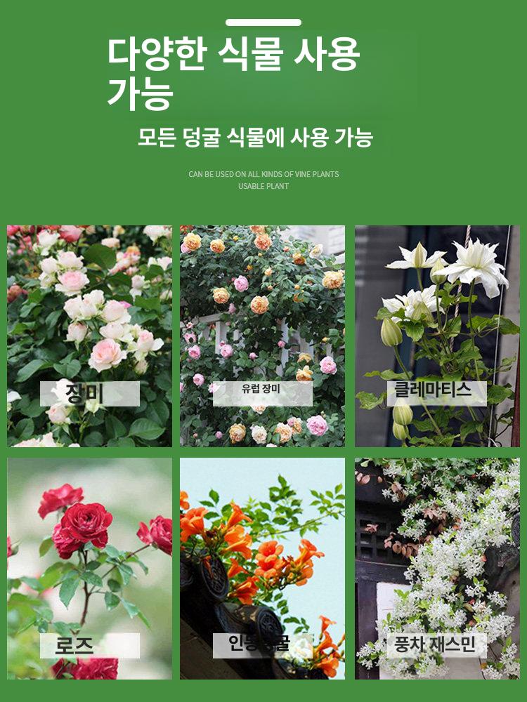 가든 정원꾸미기 식물지지대 장미아치 펜스 넝쿨식물 덩쿨 빈티지 장식 - 상세 이미지 5